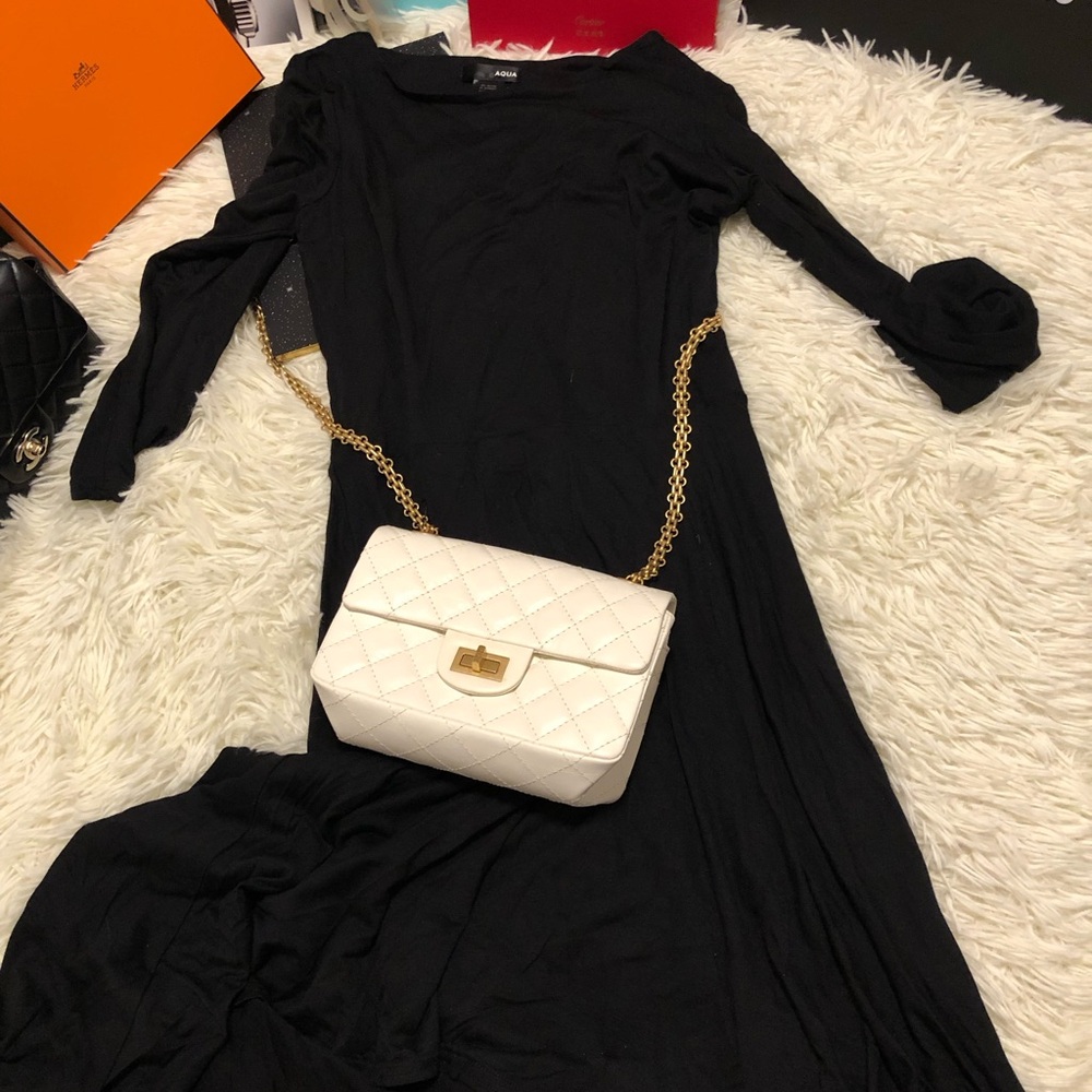 Aqua Black Crewneck Top (Free Mystery Clothes)